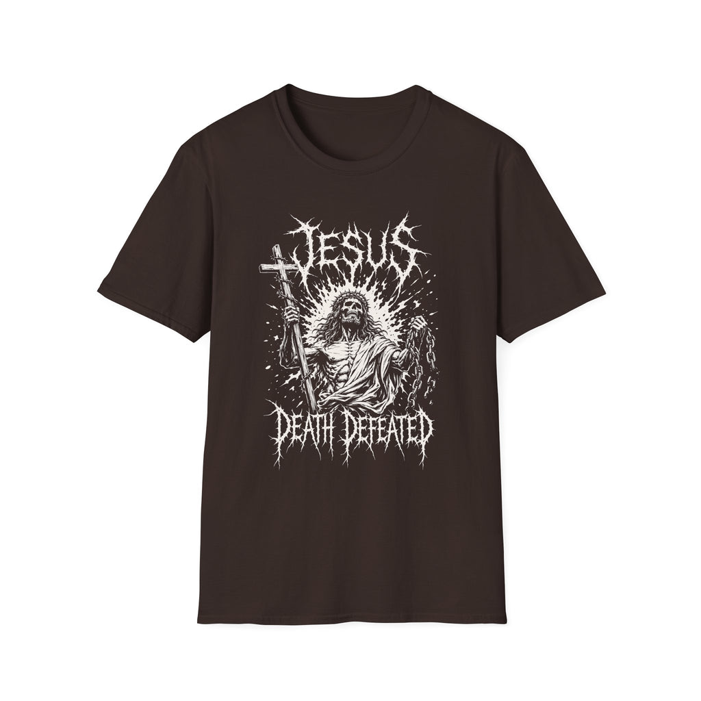JESUS DEATH DEFEATED METAL T-Shirt