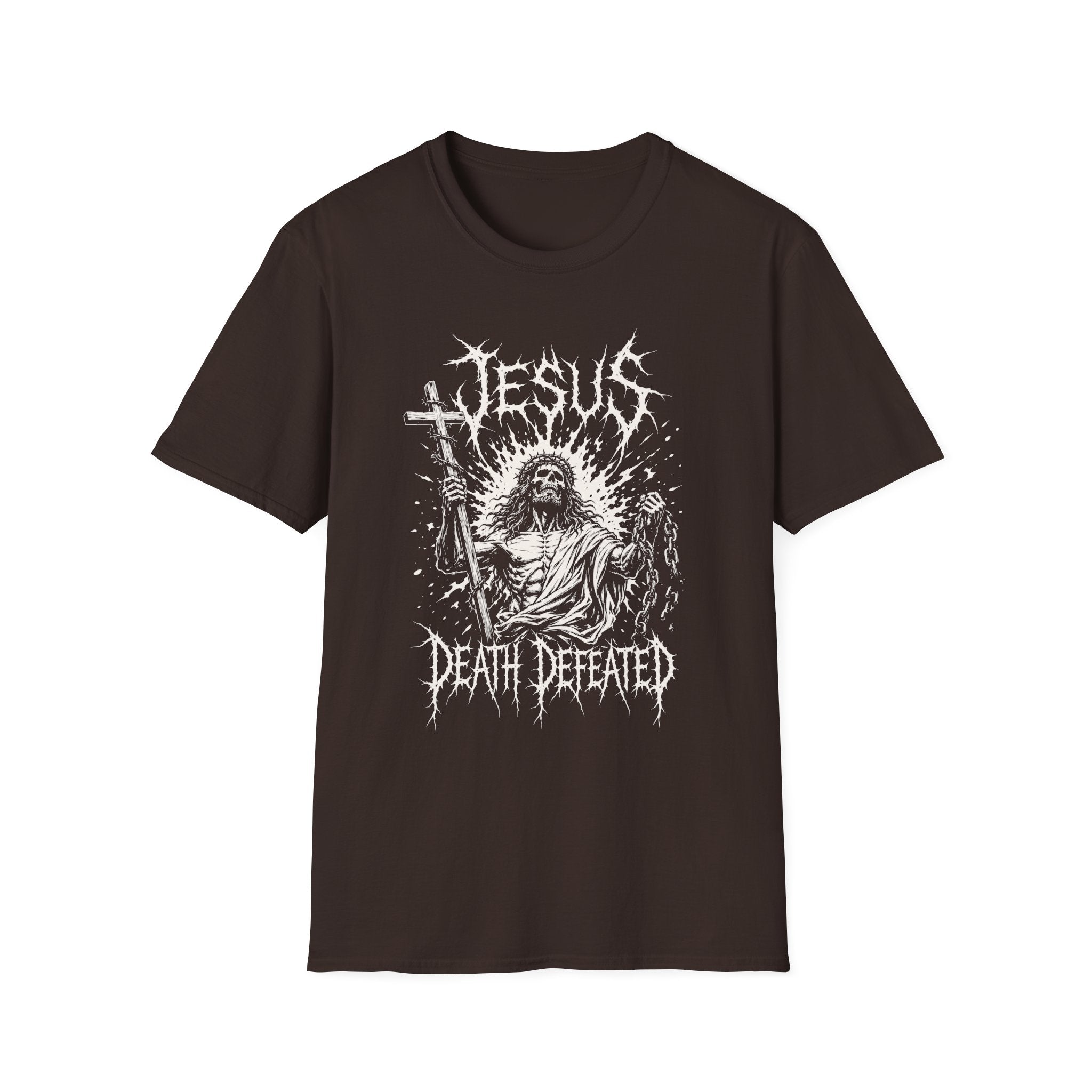 JESUS DEATH DEFEATED METAL T-Shirt