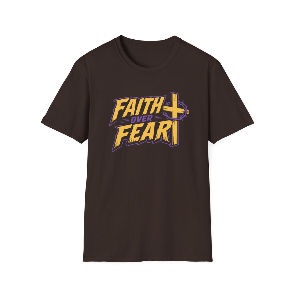 FAITH OVER FEAR YELLOW PURPLE 1 T-Shirt