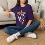 LION CROSS CROWN OF THORNS T-Shirt