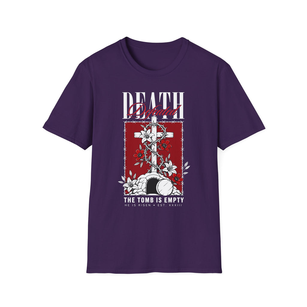 DEATH DEFEATED THE TOMB IS EMPTY T-Shirt