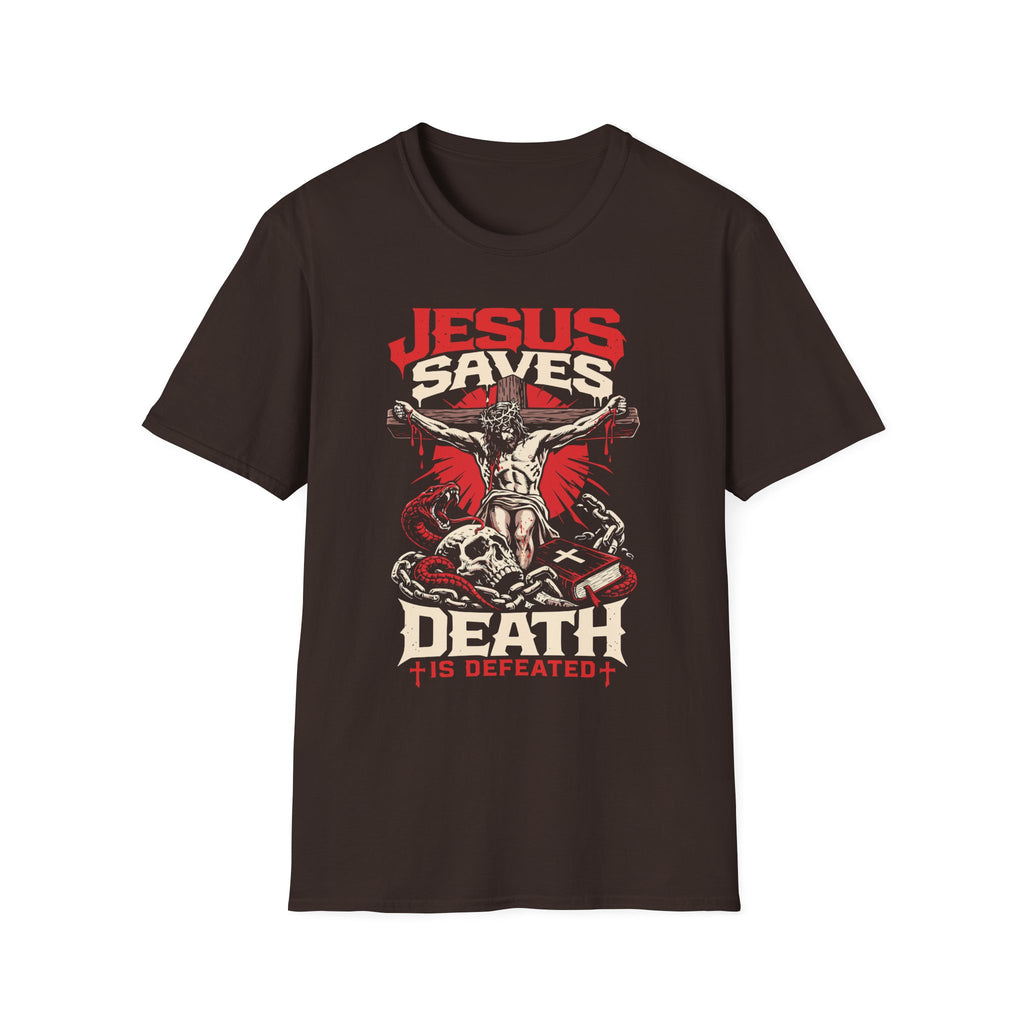 JESUS SAVES DEATH IS DEFEATED T-Shirt