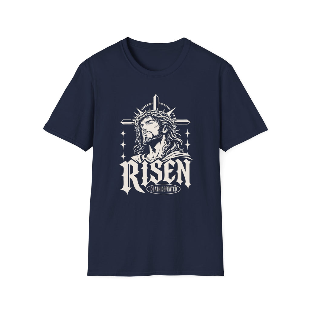 RISEN DEATH DEFEATED JESUS MANGA T-Shirt