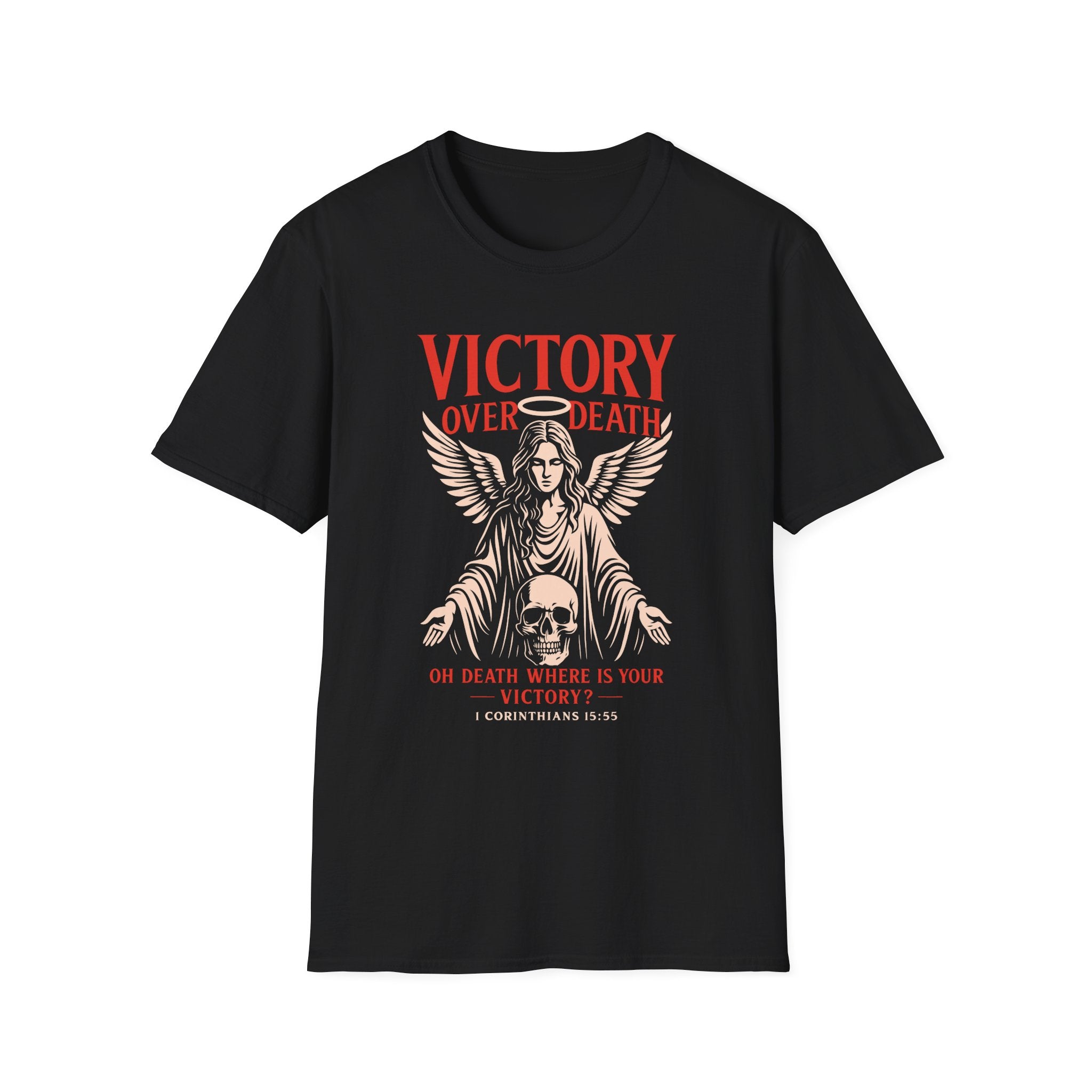 VICTORY OVER DEATH ANGEL SKULL T-Shirt