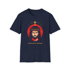 I AM THE LIGHT OF THE WORLD 2 less text T-Shirt