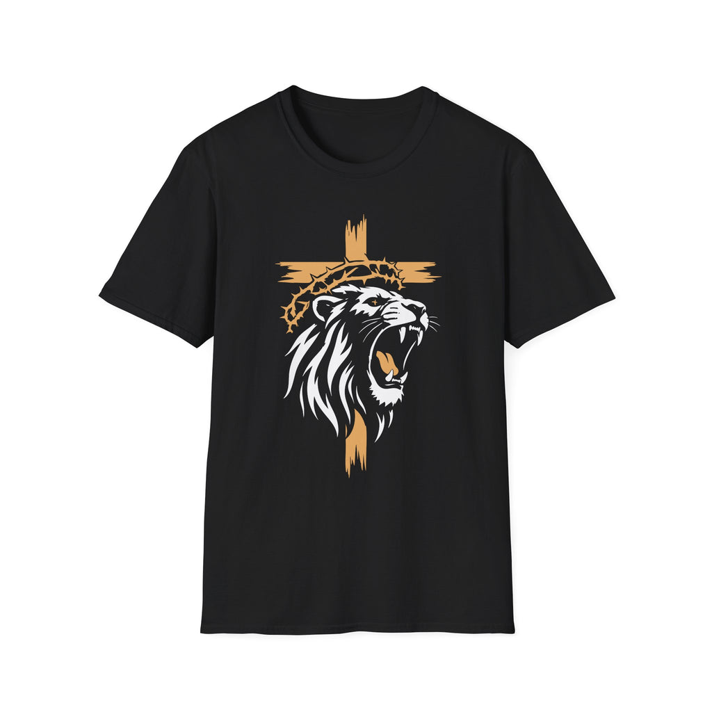 LION CROSS CROWN OF THORNS T-Shirt