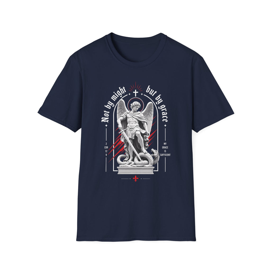 NOT BY MIGHT BUT BY GRACE RENAISSANCE STATUE T-Shirt