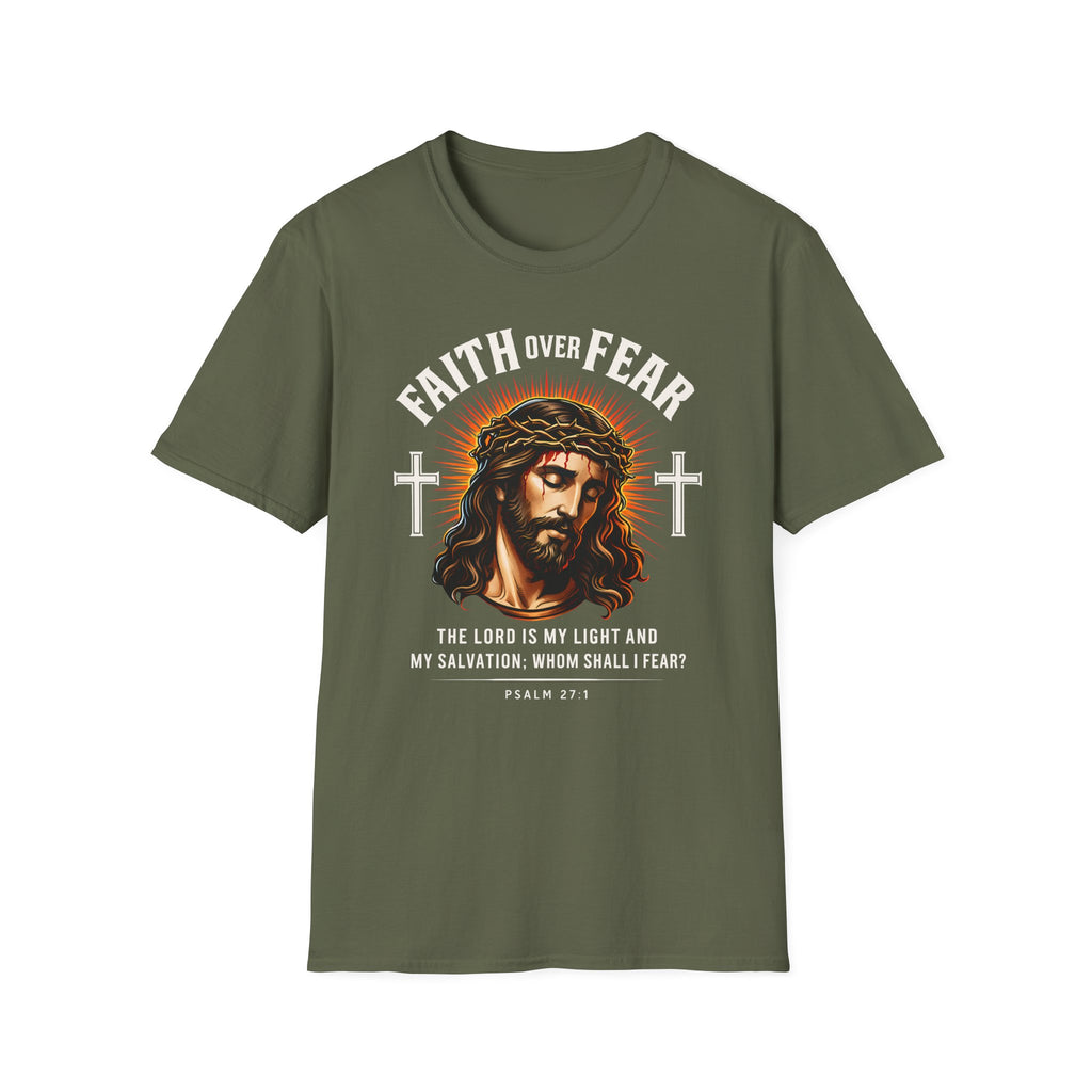 FAITH OVER FEAR JESUS CROWN OF THORNS T-Shirt
