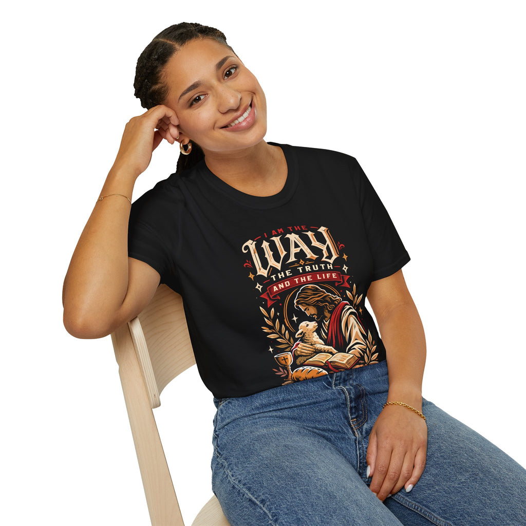 I AM THE WAY JESUS HOLDING SHEEP T-Shirt