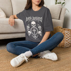 DEATH DEFEATED SKULL CIRCLE METAL T-Shirt