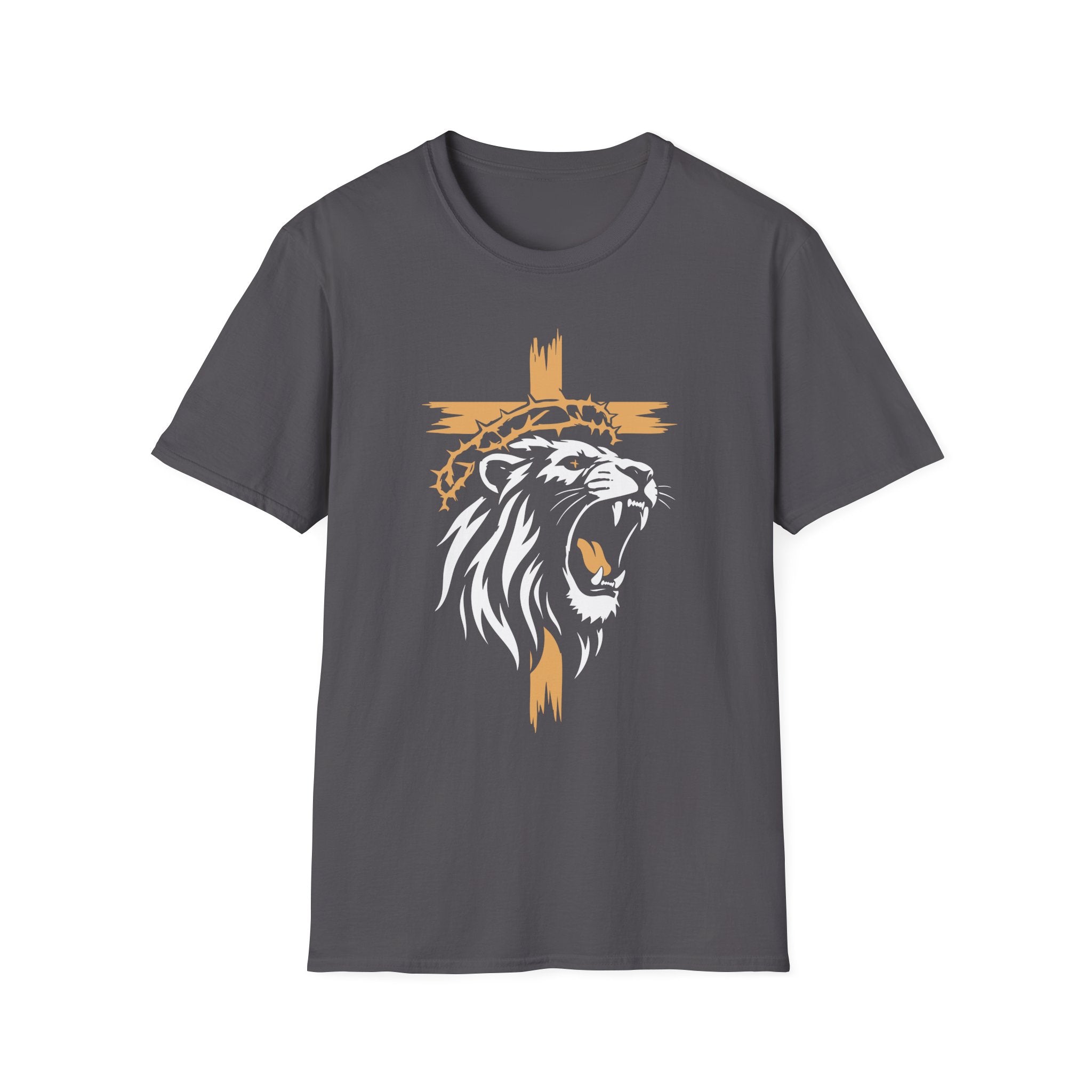 LION CROSS CROWN OF THORNS T-Shirt