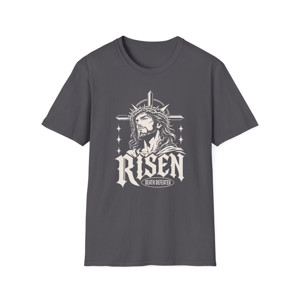 RISEN DEATH DEFEATED JESUS MANGA T-Shirt