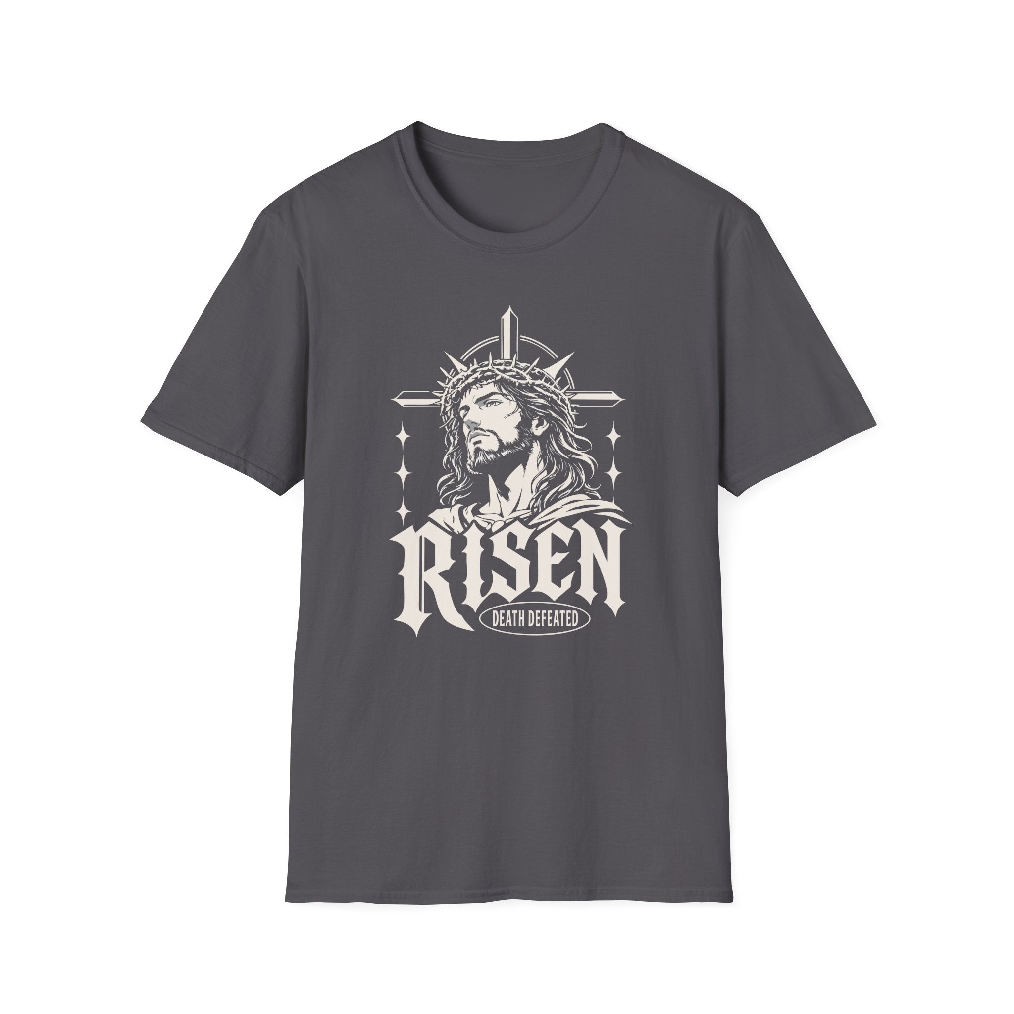 RISEN DEATH DEFEATED JESUS MANGA T-Shirt