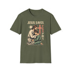 MANGA JESUS SAVES T-Shirt