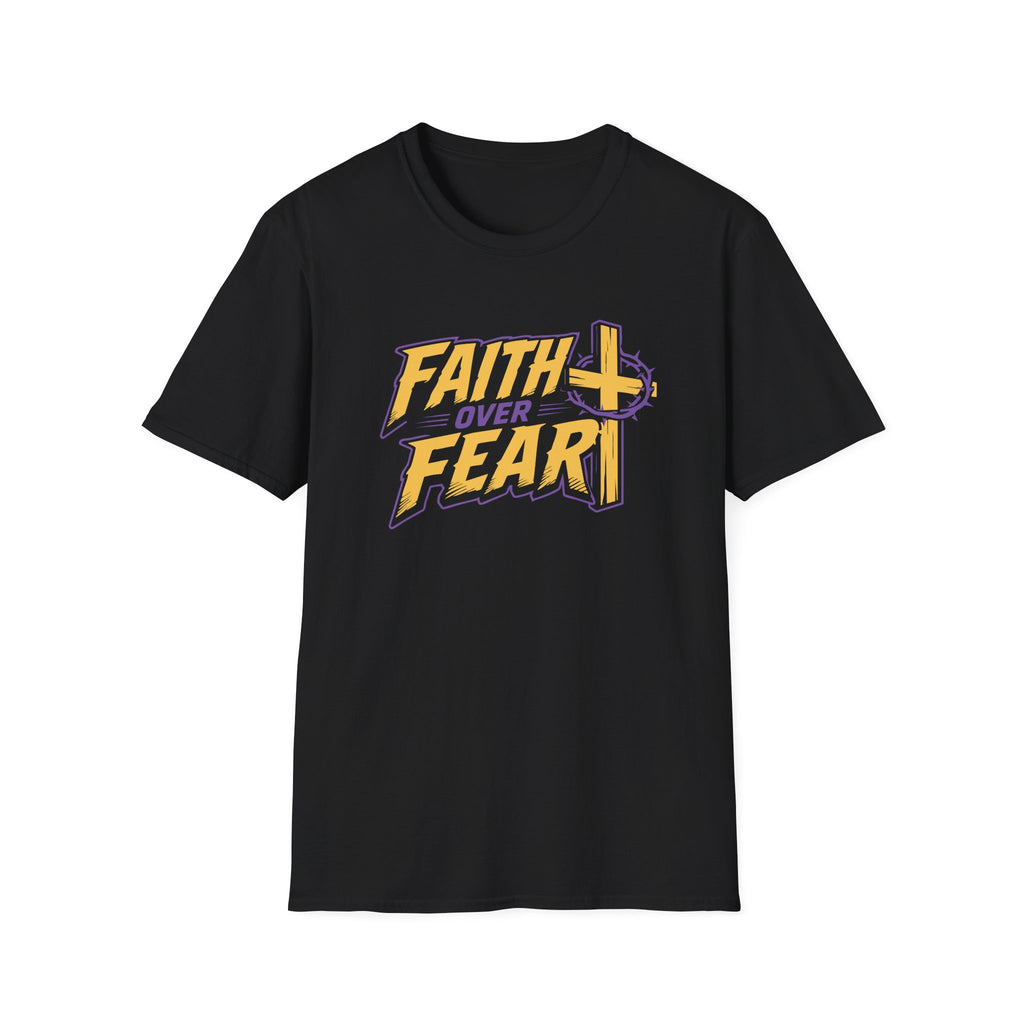 FAITH OVER FEAR YELLOW PURPLE 1 T-Shirt
