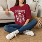DEATH DEFEATED SKULL CIRCLE METAL T-Shirt