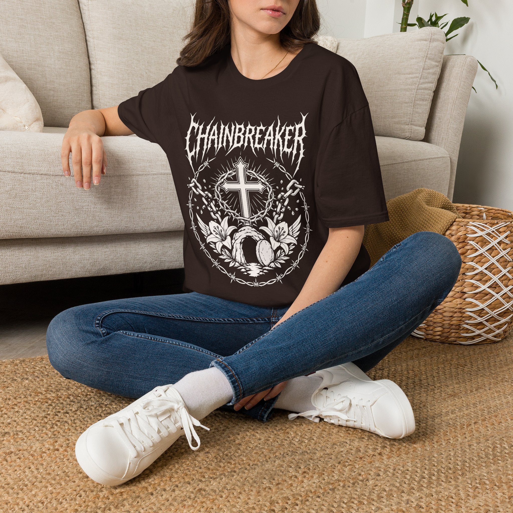 CHAINBREAKER CROSS TOMB METAL T-Shirt