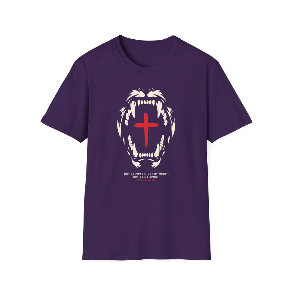 NOT BY POWER LION CROSS T-Shirt