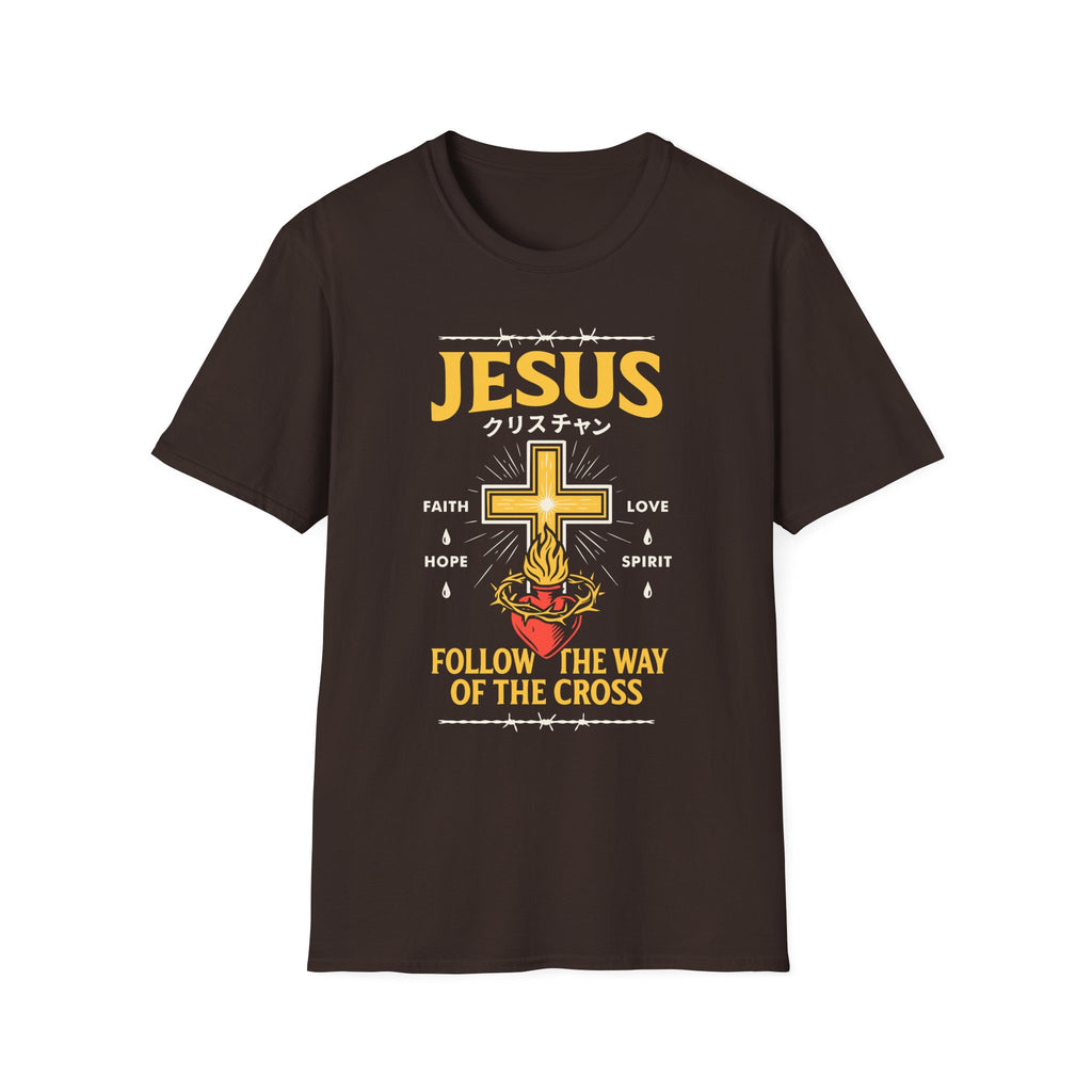 JESUS FOLLOW THE WAY OF THE CROSS T-Shirt
