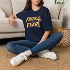 FAITH OVER FEAR YELLOW PURPLE 1 T-Shirt