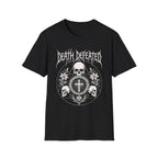 DEATH DEFEATED SKULL CIRCLE METAL T-Shirt
