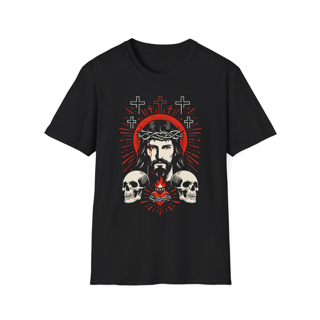 JESUS TWO SKULLS T-Shirt