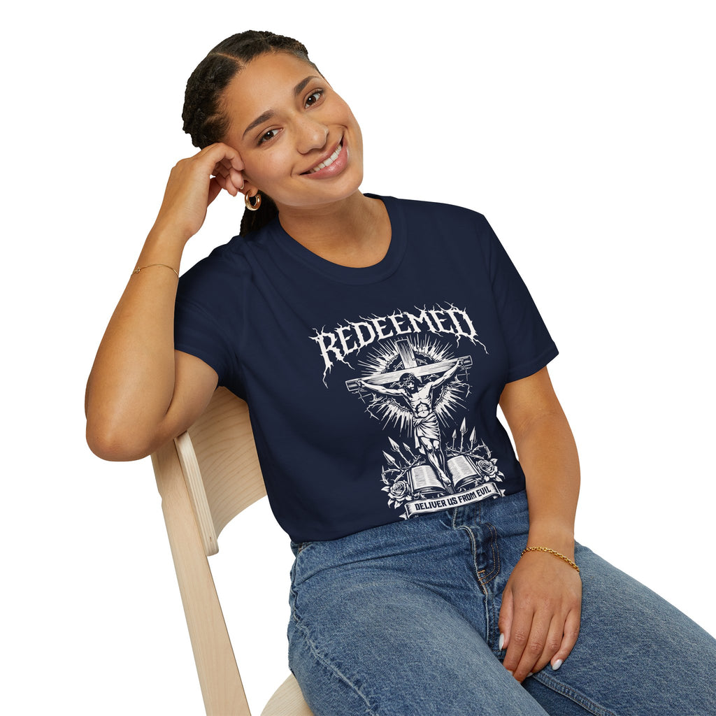 REDEEMED JESUS CROSS METAL T-Shirt