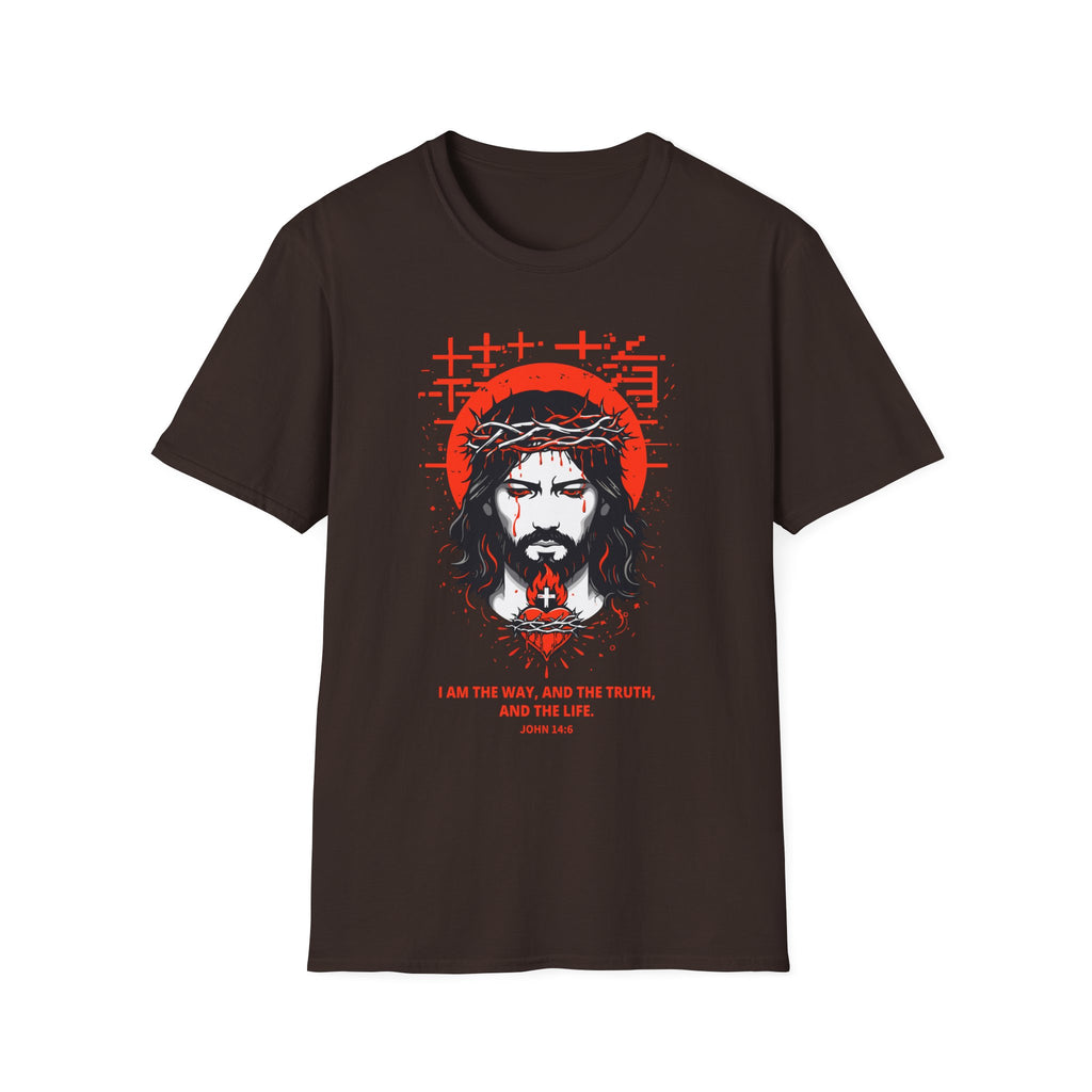 I AM THE WAY JESUS GLITCH T-Shirt
