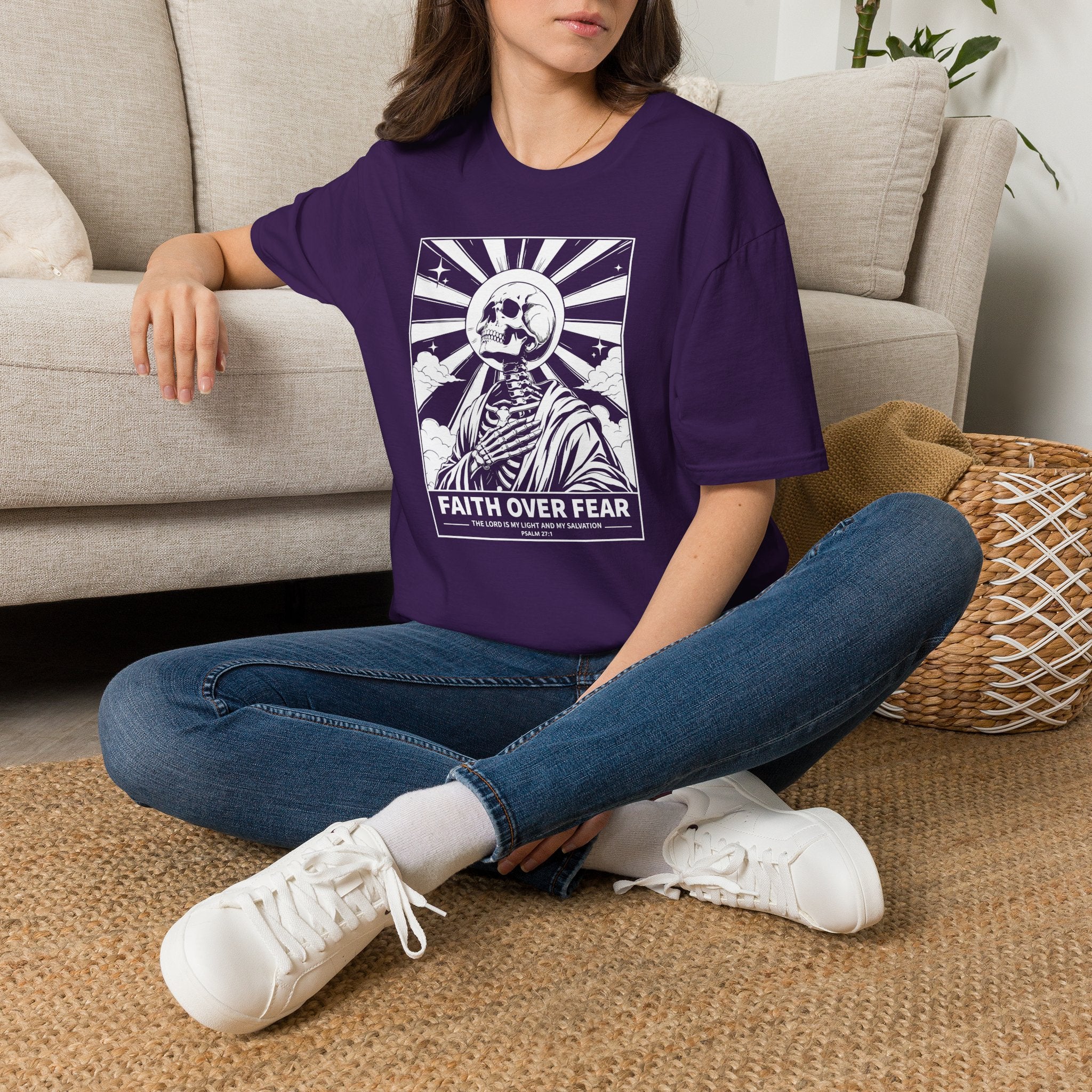 FAITH OVER FEAR THE LORD IS MY LIGHT T-Shirt
