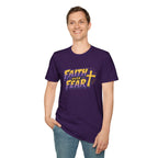 FAITH OVER FEAR YELLOW PURPLE 2 T-Shirt