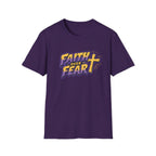 FAITH OVER FEAR YELLOW PURPLE 2 T-Shirt