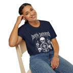 DEATH DEFEATED SKULL CIRCLE METAL T-Shirt