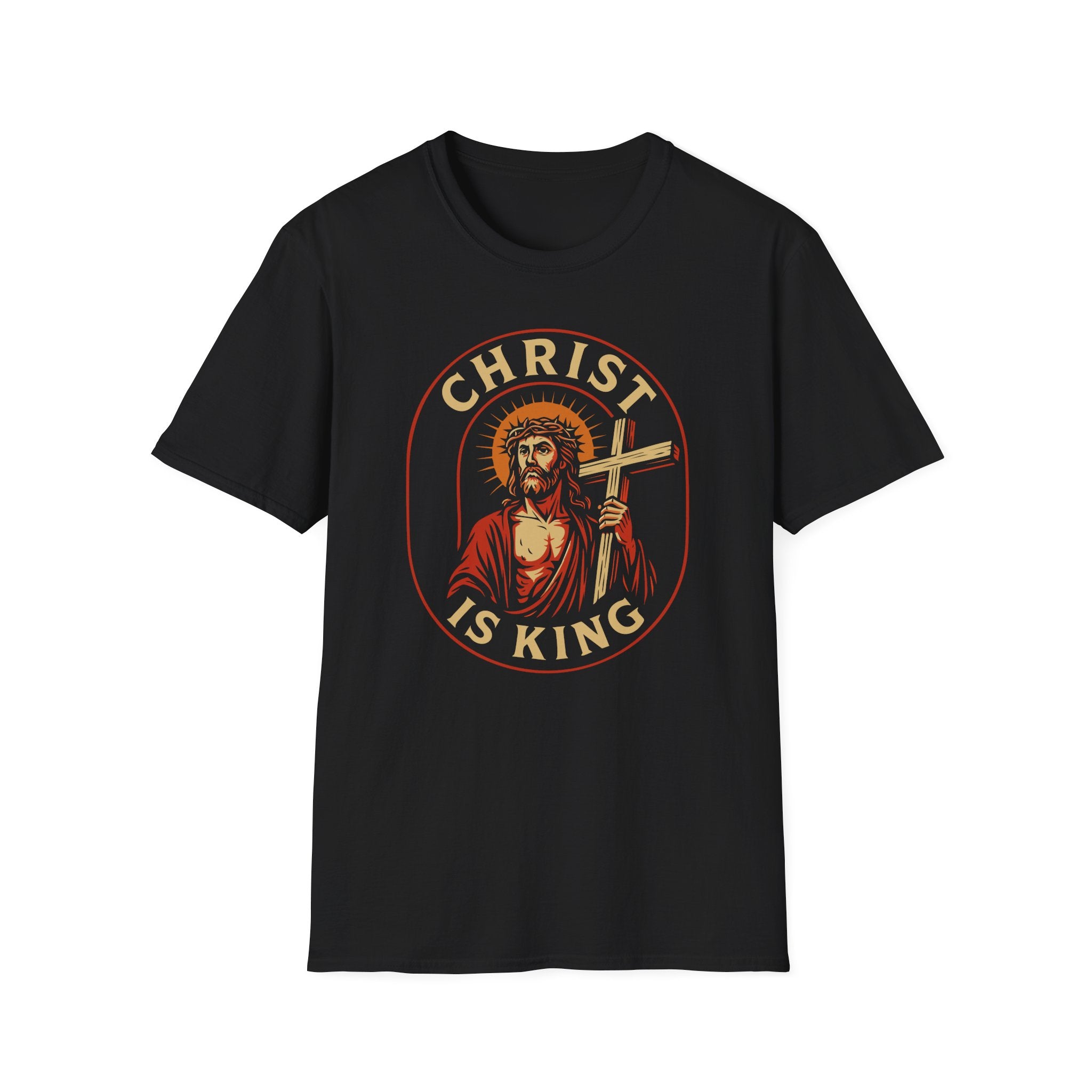 Christ Is King Red Circle T-Shirt