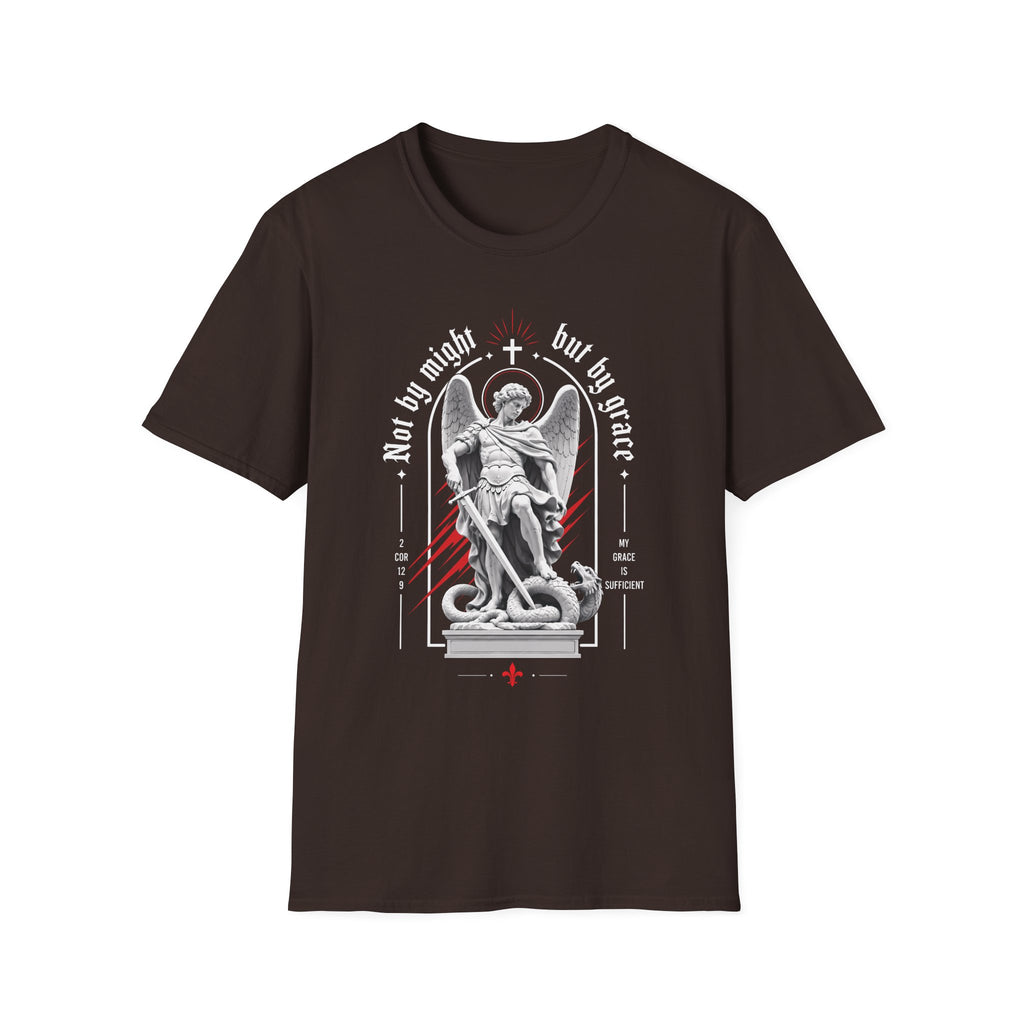 NOT BY MIGHT BUT BY GRACE RENAISSANCE STATUE T-Shirt
