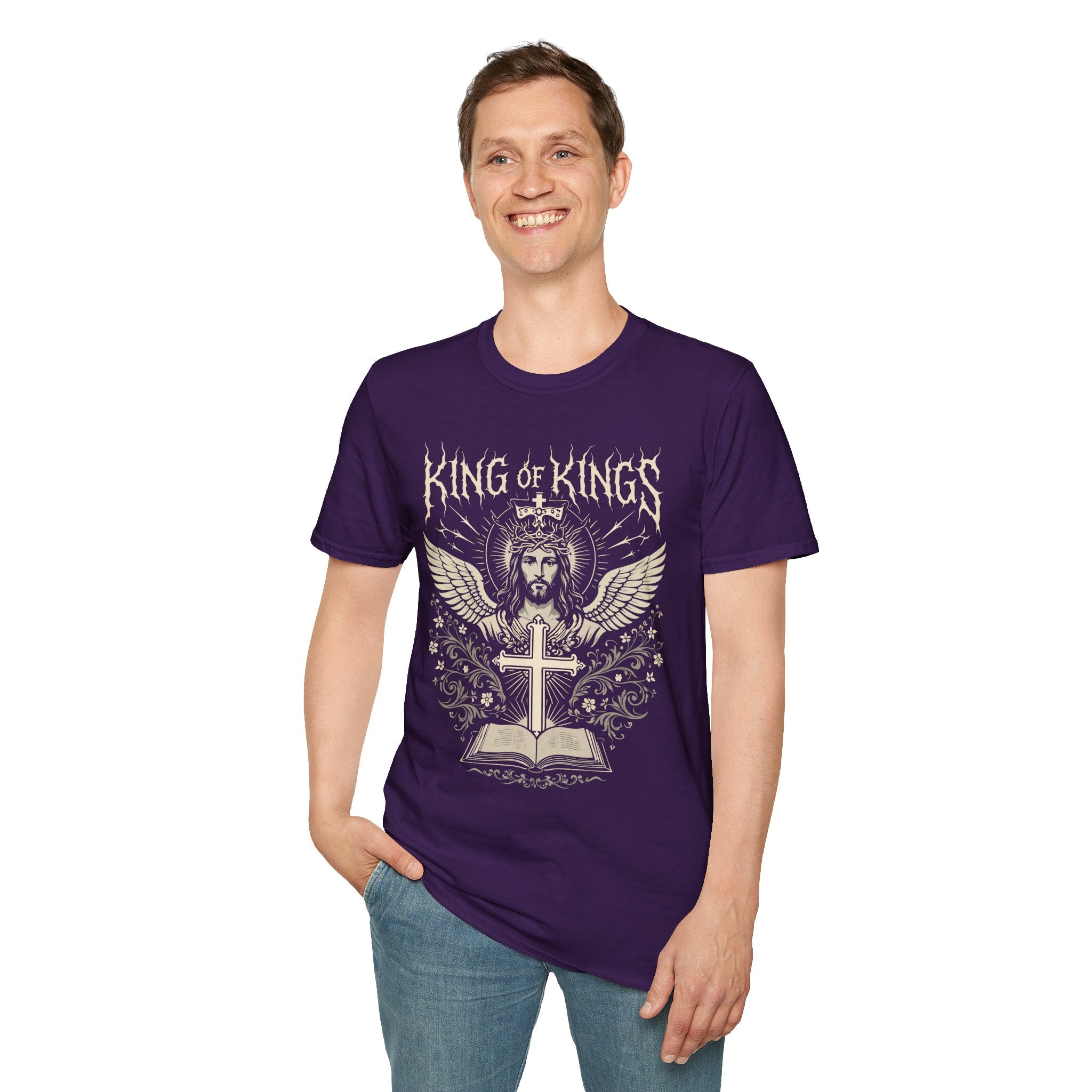 KING OF KINGS JESUS WINGS METAL T-Shirt
