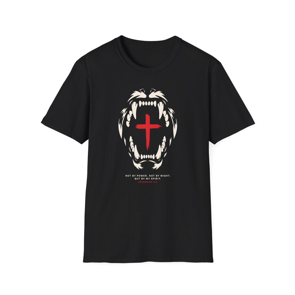 NOT BY POWER LION CROSS T-Shirt