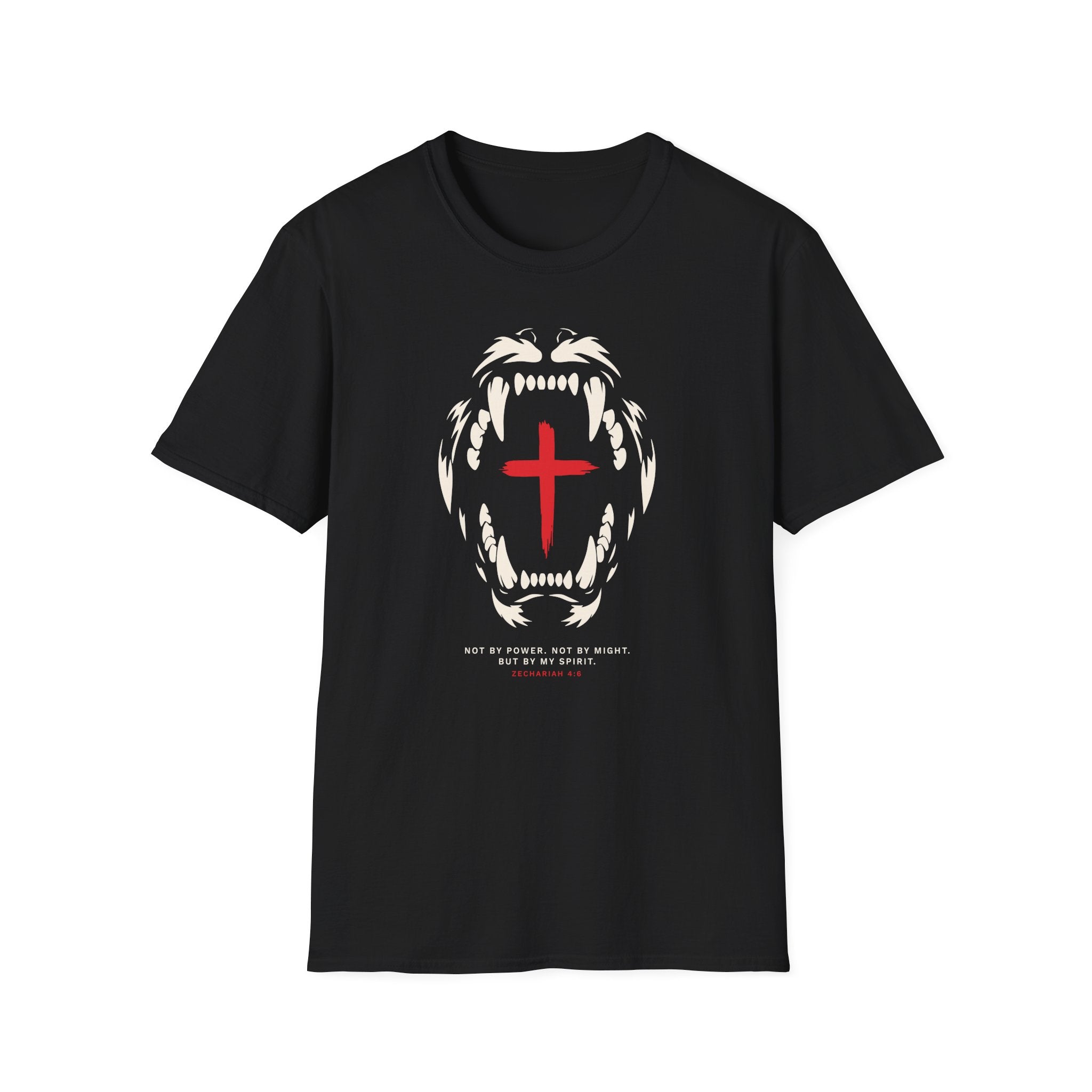 NOT BY POWER LION CROSS T-Shirt