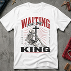 Waiting for the King Christian T-shirt in White