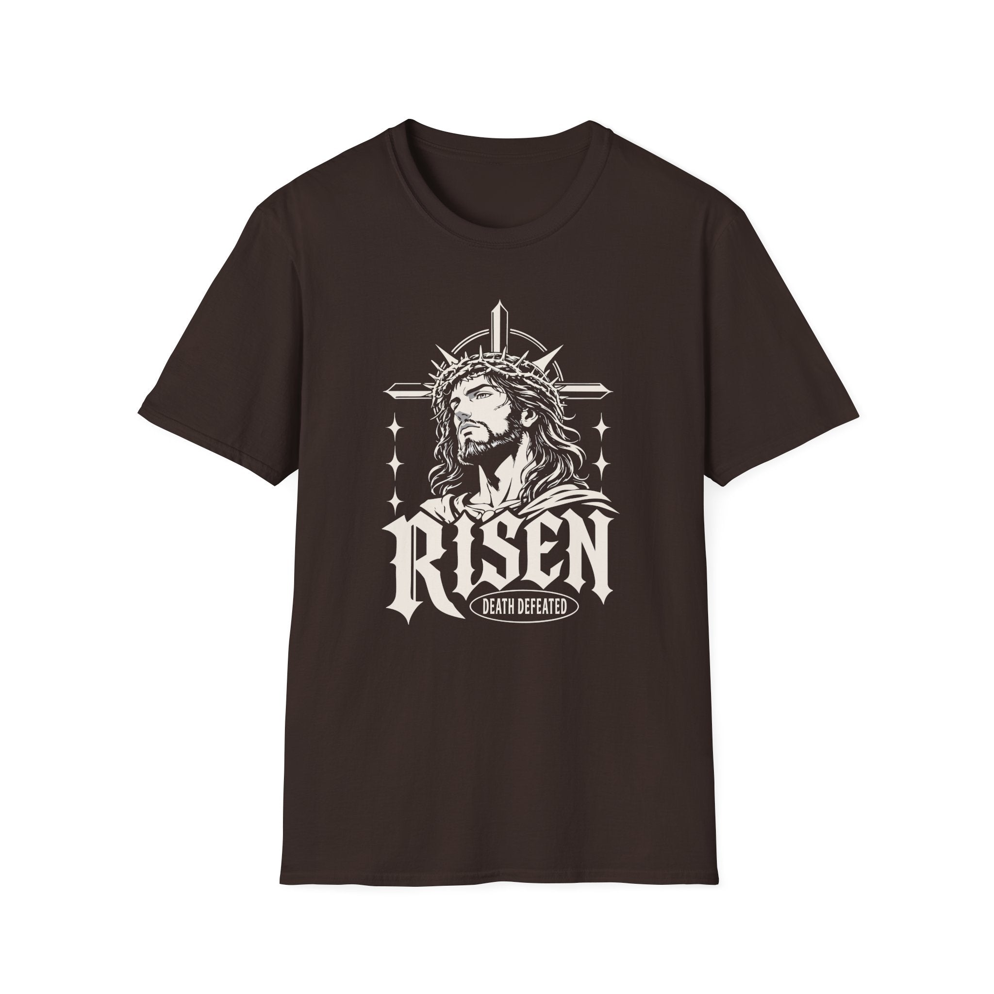 RISEN DEATH DEFEATED JESUS MANGA T-Shirt