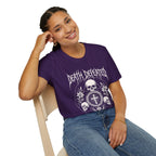 DEATH DEFEATED SKULL CIRCLE METAL T-Shirt