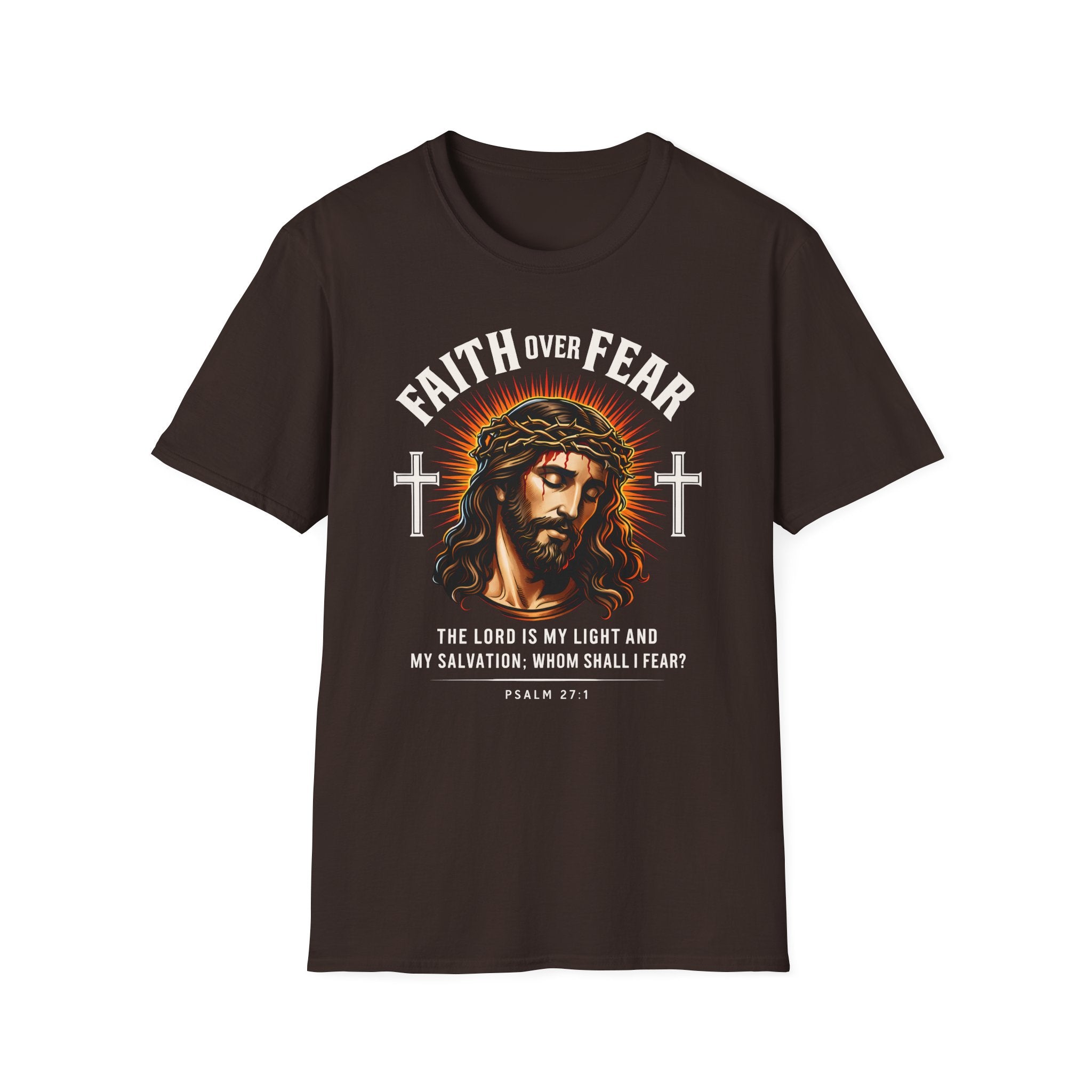 FAITH OVER FEAR JESUS CROWN OF THORNS T-Shirt