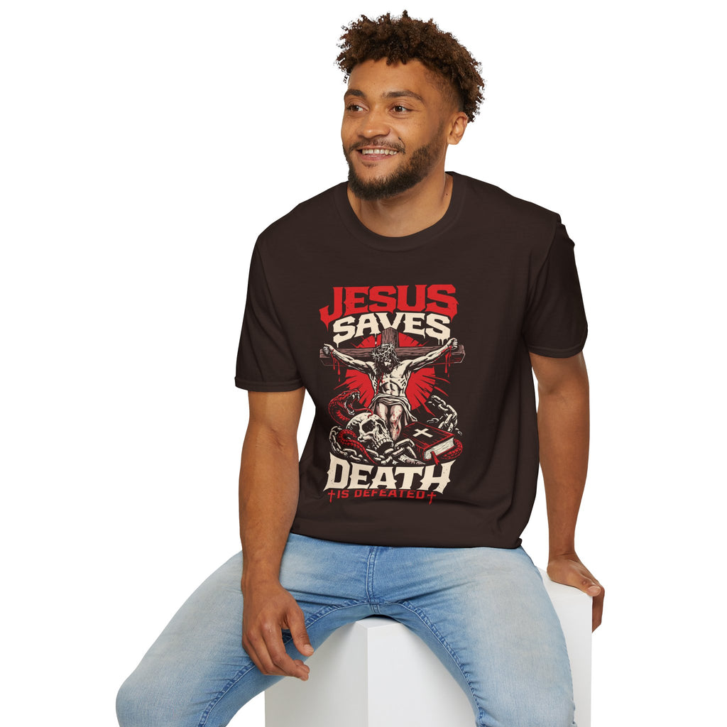 JESUS SAVES DEATH IS DEFEATED T-Shirt