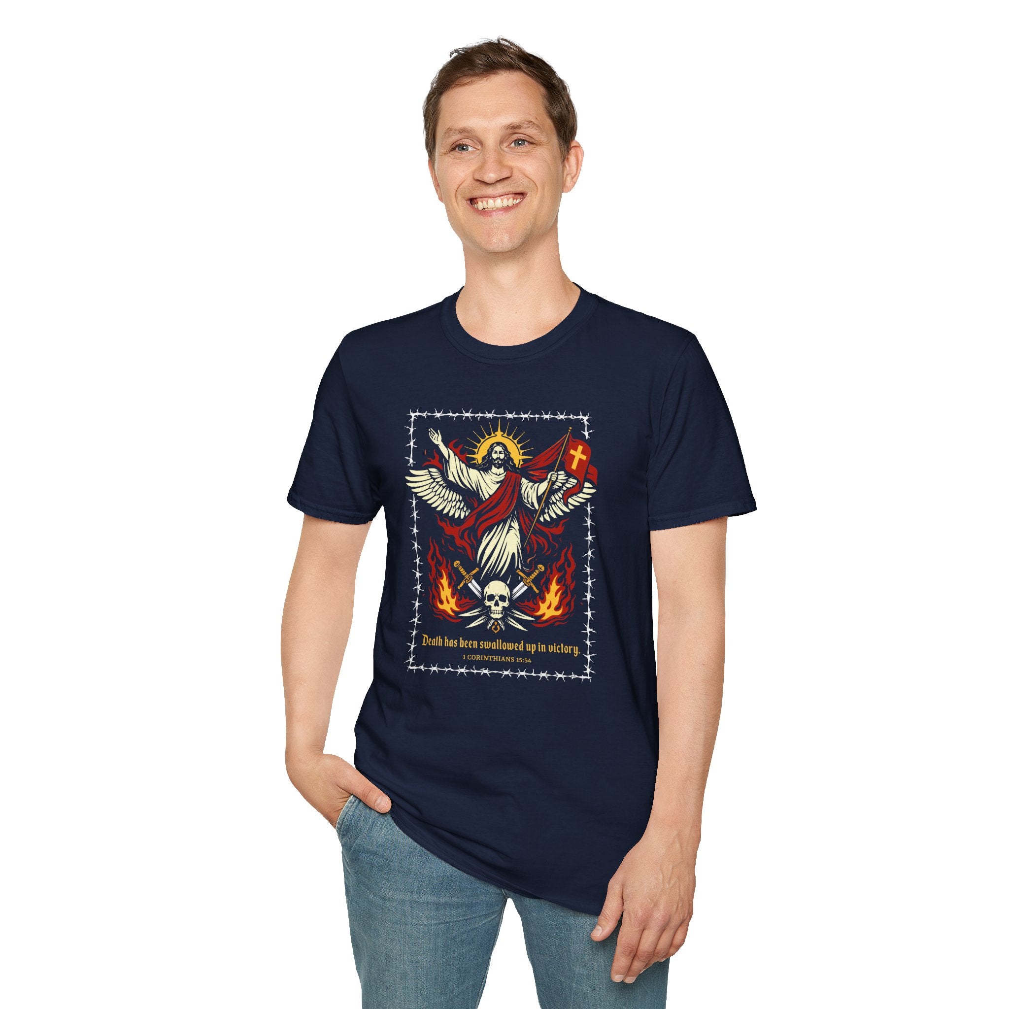 DEATH HAS BEEN SWALLOWED UP IN VICTORY T-Shirt