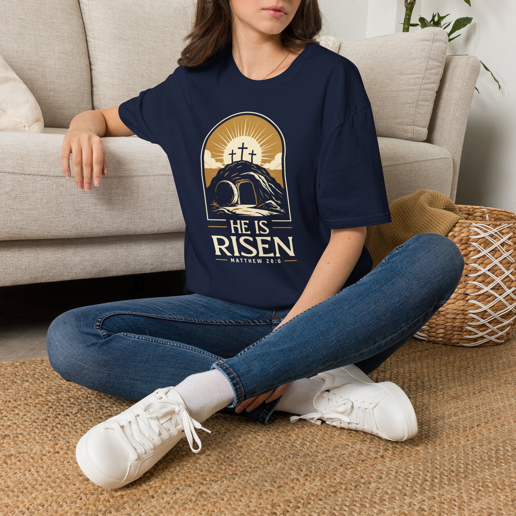 HE IS RISEN TOMB T-Shirt