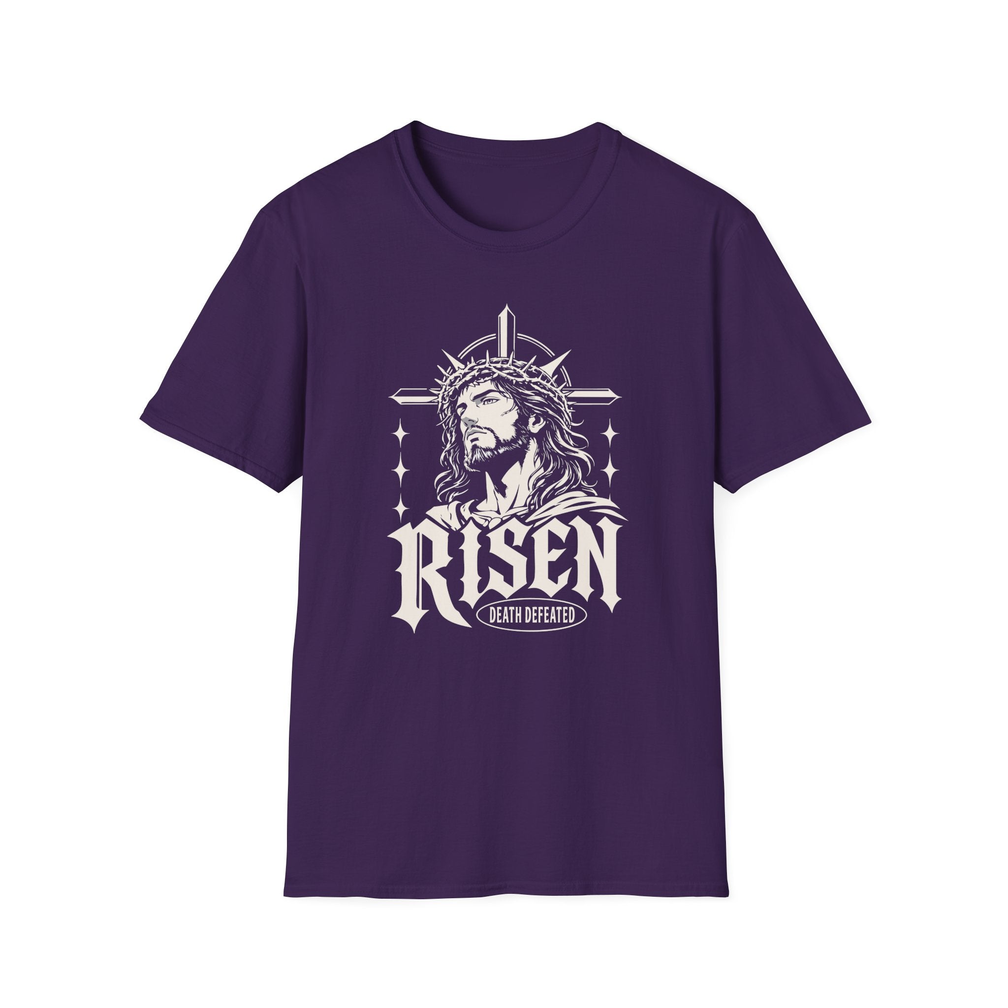 RISEN DEATH DEFEATED JESUS MANGA T-Shirt