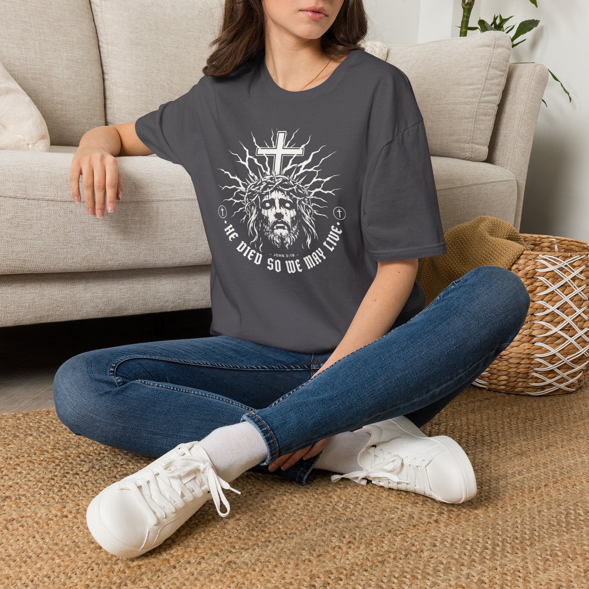 HE DIED SO WE MAY LIVE T-Shirt