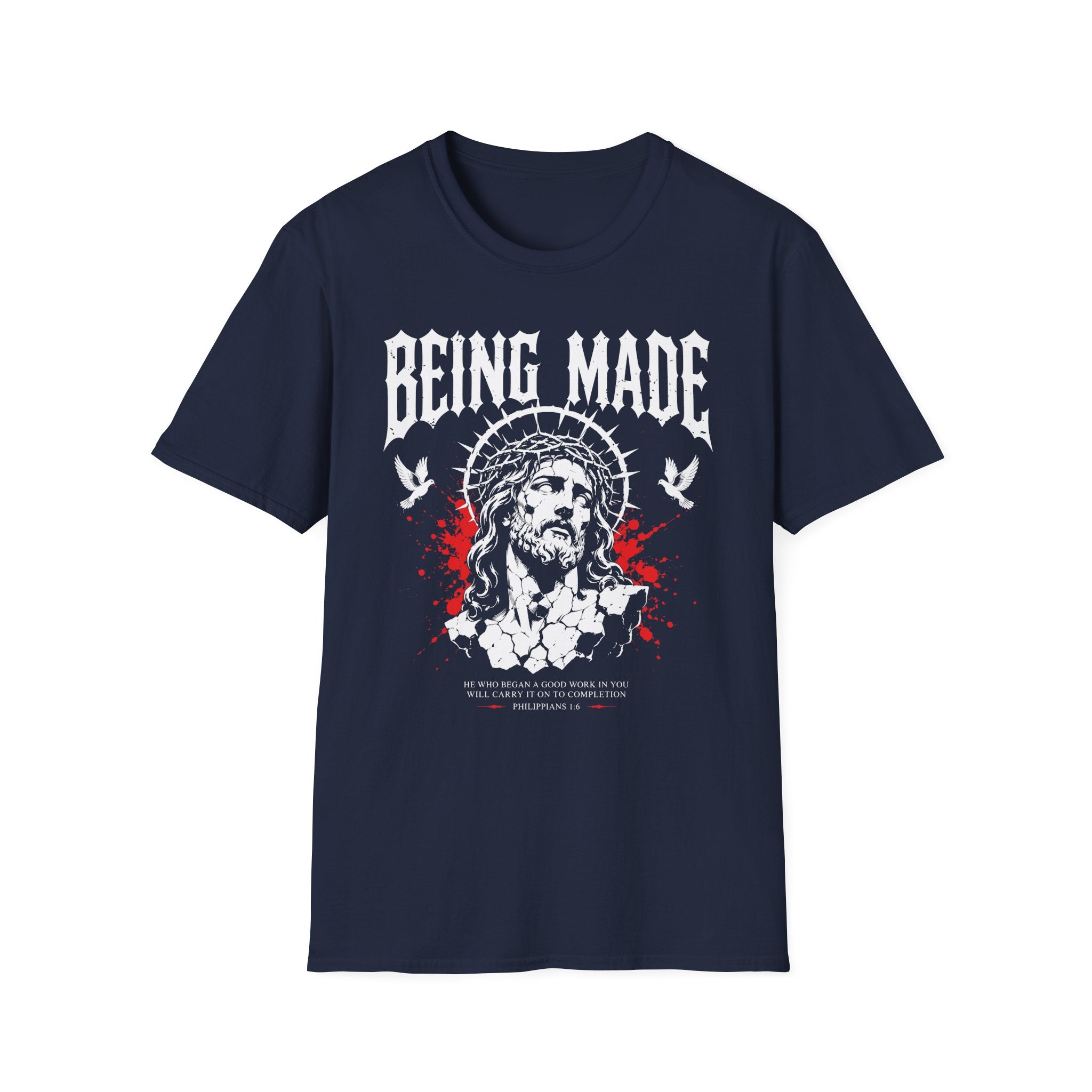BEING MADE JESUS BROKEN STATUE T-Shirt