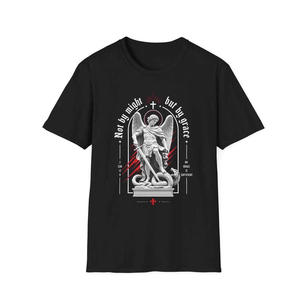 NOT BY MIGHT BUT BY GRACE RENAISSANCE STATUE T-Shirt