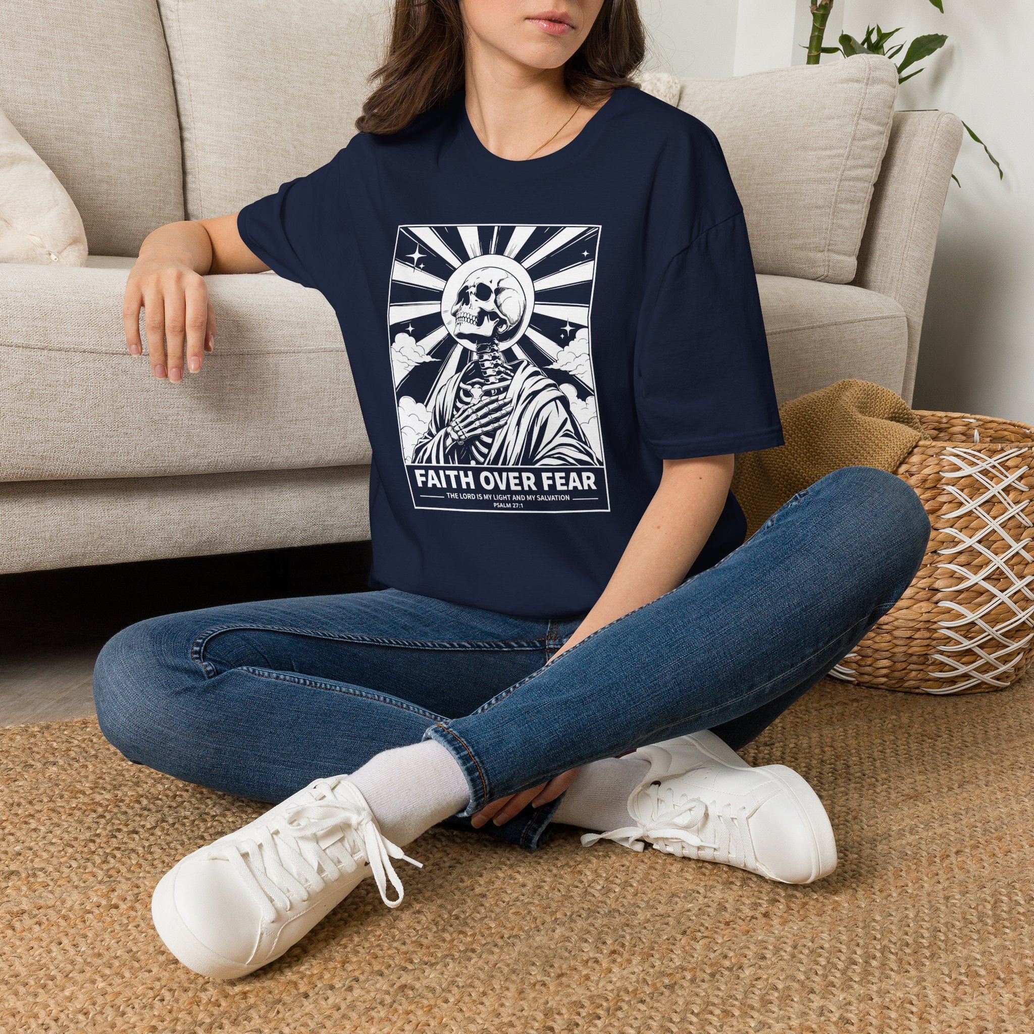 FAITH OVER FEAR THE LORD IS MY LIGHT T-Shirt