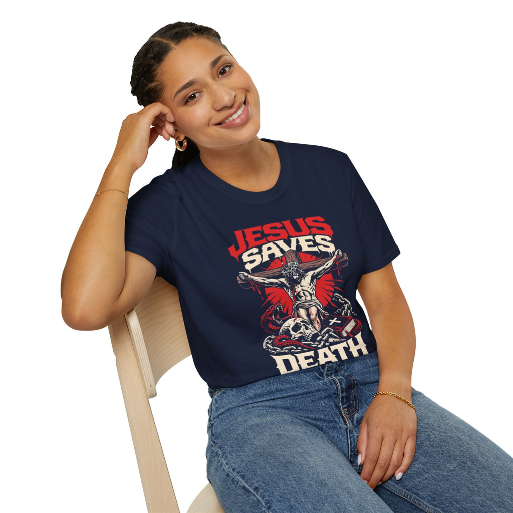 JESUS SAVES DEATH IS DEFEATED T-Shirt